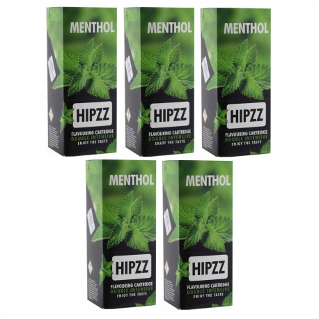 100 x Hipzz Karta aromatyzująca do papierosów Menthol mięta