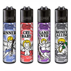 4 x Zapalniczka Clipper Badass Angels