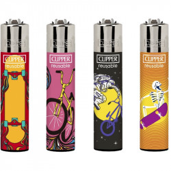 4 x Zapalniczka Clipper BMX Skate R