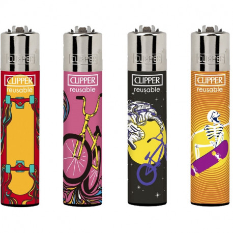 4 x Zapalniczka Clipper BMX Skate R