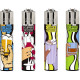 4 x Zapalniczka Clipper Choose You Team