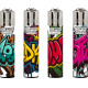 4 x Zapalniczka Clipper Cool Graf