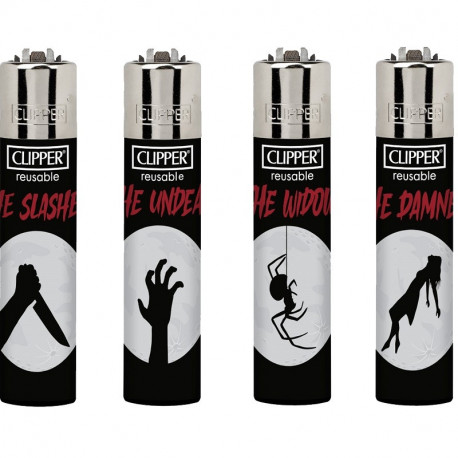 4 x Zapalniczka Clipper Halloween 3