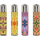 4 x Zapalniczka Clipper Hippie Ornamental