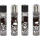4 x Zapalniczka Clipper Party Skulls