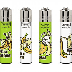 4 x Zapalniczka Clipper Peel So Good
