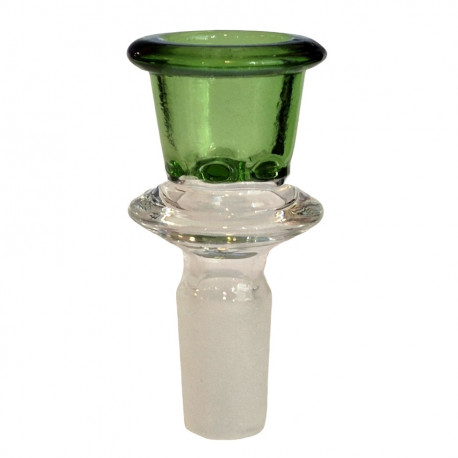 Cybuch szklany 14,5mm Green z sitkiem