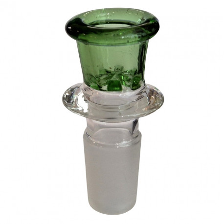 Cybuch szklany 18,8mm Green z sitkiem