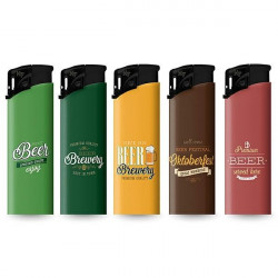 Zapalniczka Piezo High Fire Beer 5szt mix