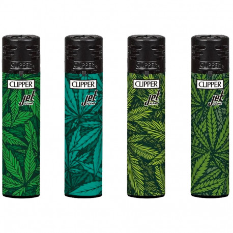 4 x Zapalniczka Clipper żarowa Printed Weed