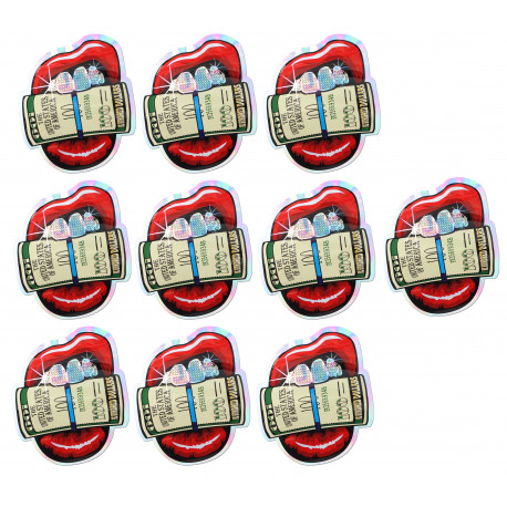 10 x Woreczek strunowy Mylar Dolar USD 100x120mm