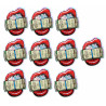 10 x Woreczek strunowy Mylar Dolar USD 100x120mm