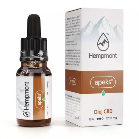 Olejek konopny CBD 10% Hempmont Apeks 1200mg 12 ml