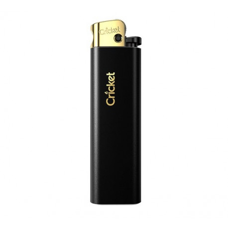 Zapalniczka gazowa Cricket Black Matte Gold