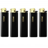 5 x Zapalniczka gazowa Cricket Black Matte Gold