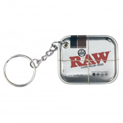 Brelok RAW Silver w kształcie tacki do skręcania