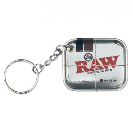 Brelok RAW Silver w kształcie tacki do skręcania
