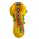 Lufka szklana 10cm Yellow Green