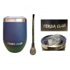 Zestaw Matero + Bombilla Yerba Club Granat 350ml
