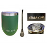 Zestaw Matero + Bombilla Yerba Club Green 350ml zielone