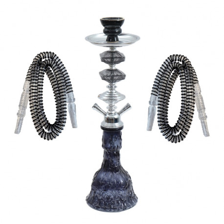 Shisha Jack 2 węże 57cm green