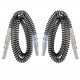 Shisha John 2 węże 47cm black