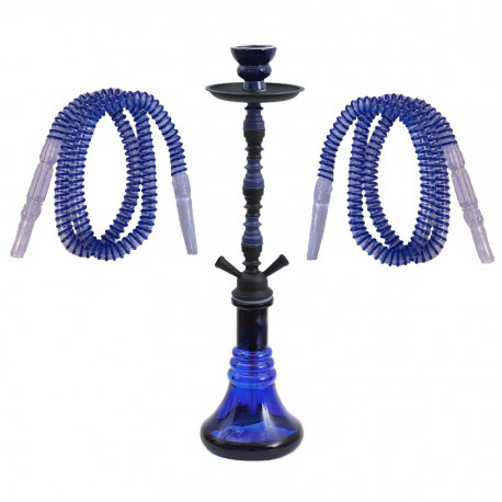 Shisha George 2 węże 57cm blue