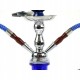 Shisha Pączek niebieski 2 węże 27cm