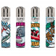 4 x Zapalniczka Clipper Winter