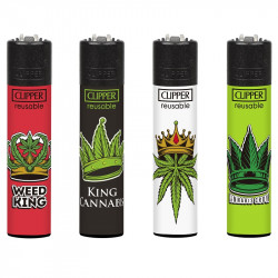 4 x Zapalniczka Clipper Kanna King