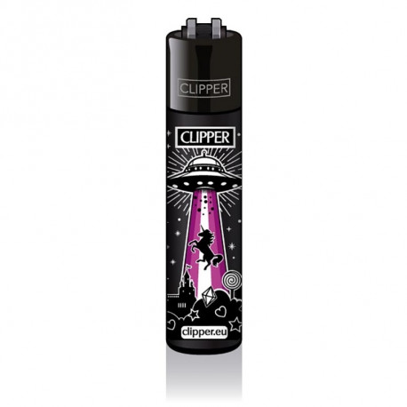 Zapalniczka Clipper Ufo wzór 3/4