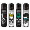 4 x Zapalniczka Clipper Skull Heads