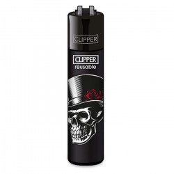 Zapalniczka Clipper Skull Heads wzór 1/4