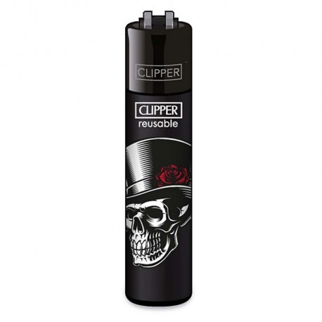 Zapalniczka Clipper Skull Heads wzór 1/4