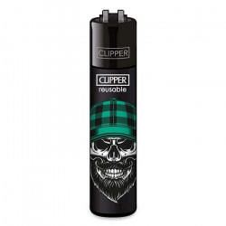 Zapalniczka Clipper Skull Heads wzór 3/4