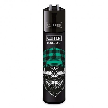 Zapalniczka Clipper Skull Heads wzór 3/4