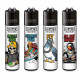 4 x Zapalniczka Clipper Urban Slogan