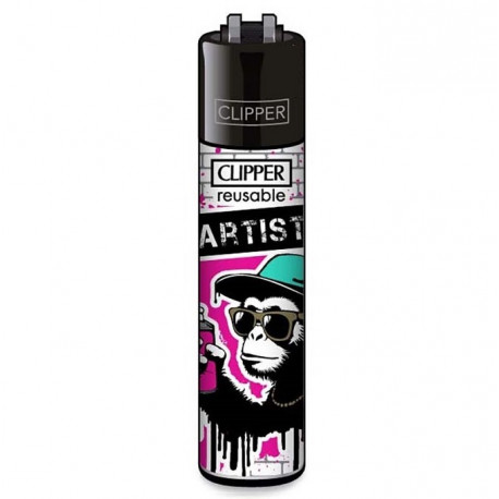 Zapalniczka Clipper Urban Chimps wzór 4/4