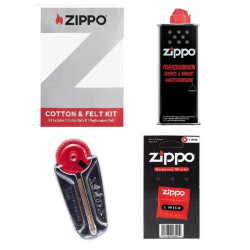 Zippo Benzyna Knot Kamienie Wata