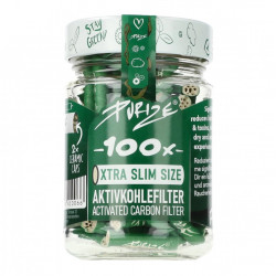 Filtry Purize Extra Slim Green 100szt Słoik