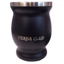 Matero Stal Nierdzewna Termo Mate Black Yerba Club