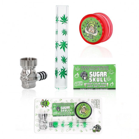 Zestaw lufka młynek sitka Sugar Skull mix kolor