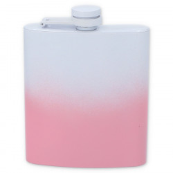 Piersiówka biało różowa 210ml