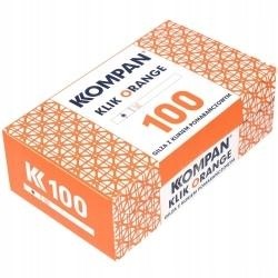 Gilzy Kompan orange 100szt