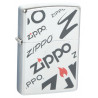 Zapalniczka Zippo benzynowa Street Chrome Zippo Logo