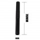 Snorter aluminium czarny 70mm