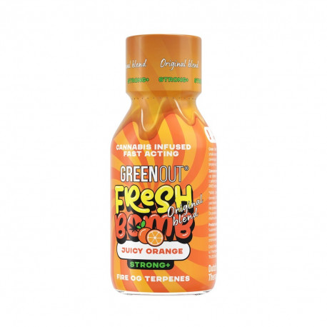 Shot Green Out Fresh Bomb Juicy Orange 100ml Strong