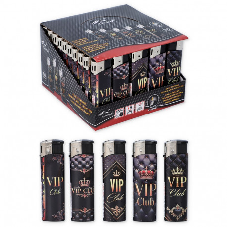 Zapalniczka Piezo VIP 50szt mix BOX