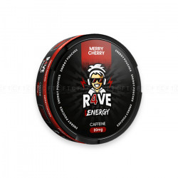 Woreczki z Kofeiną R4VE Energy 80mg Kofeiny MERRY CHERRY Bez Cukru