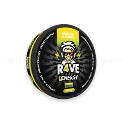Woreczki z Kofeiną R4VE Energy 80mg Kofeiny Mango Django Bez Cukru